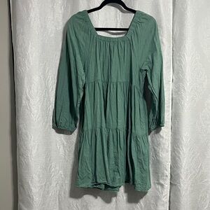 Universal Thread Long Sleeve Green Dress